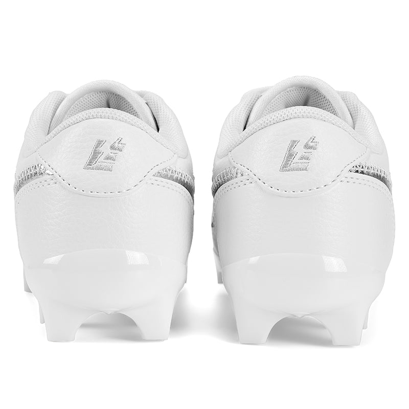 Enzo 01 Low 'Platinum White' Youth/Kids Football Cleats in White